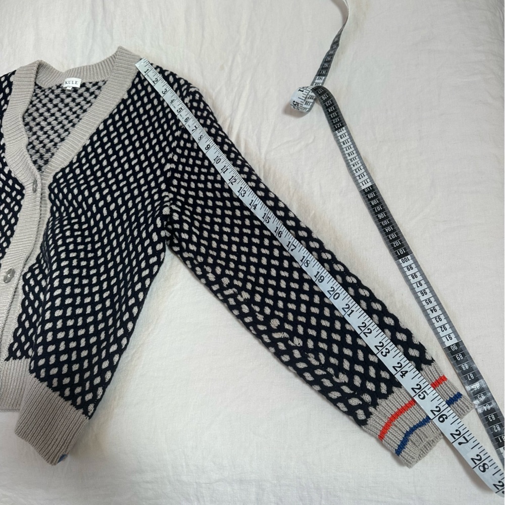 KULE Barton Cardigan in Navy Size Medium - Picture 11 of 11